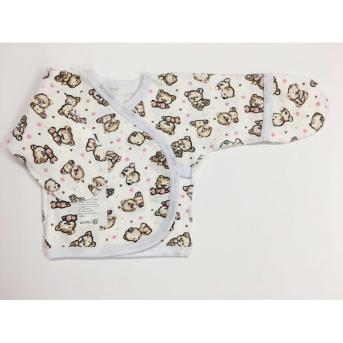 .70-20 КТ Кофта для новорожденных из кулирного полотна, в ассорт. .70-20 КТ Кофта для новорожденных из кулирного полотна, в ассорт.